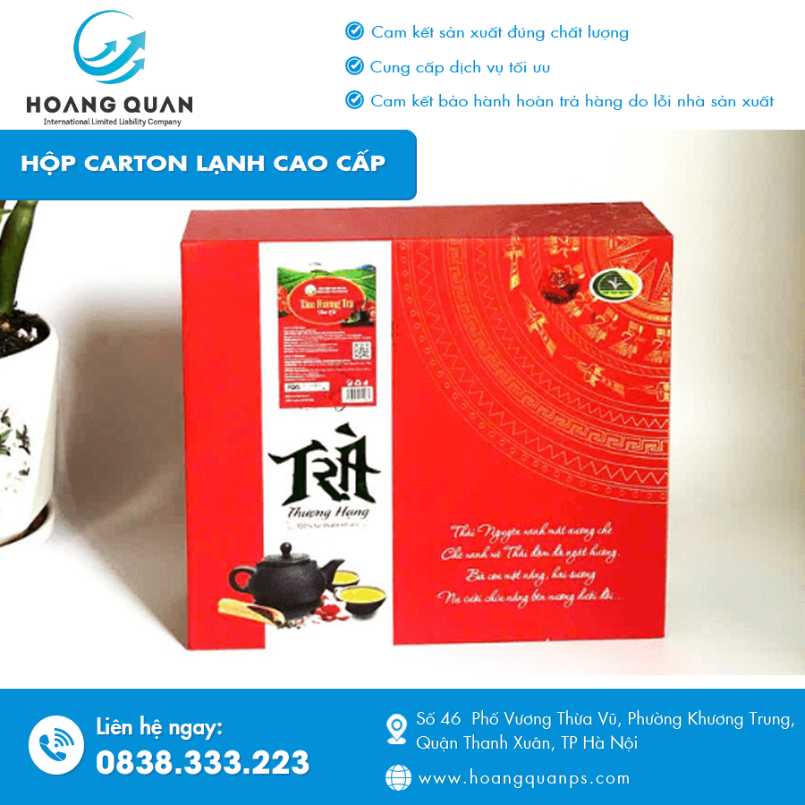 Hình ảnh hộp Carton lạnh nhiều lớp, chống ẩm hiệu quả tại Hà Nội.