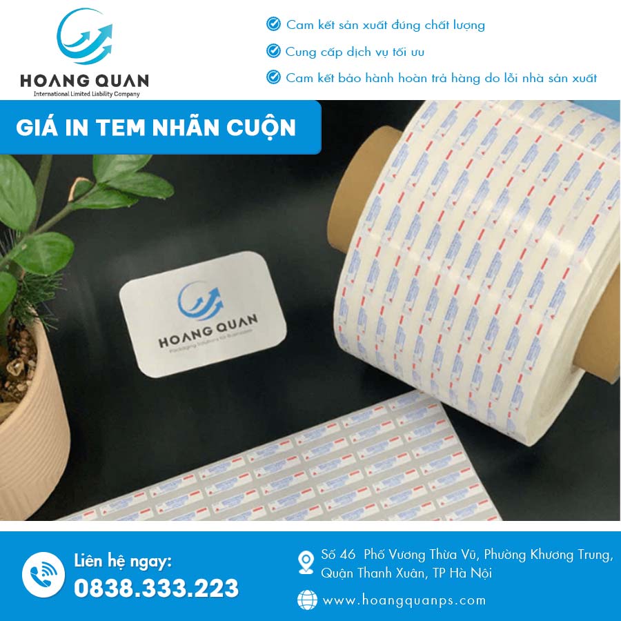 giá in tem nhãn cuộn