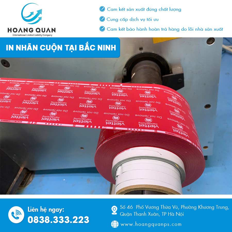 In nhãn cuộn tại Bắc Ninh