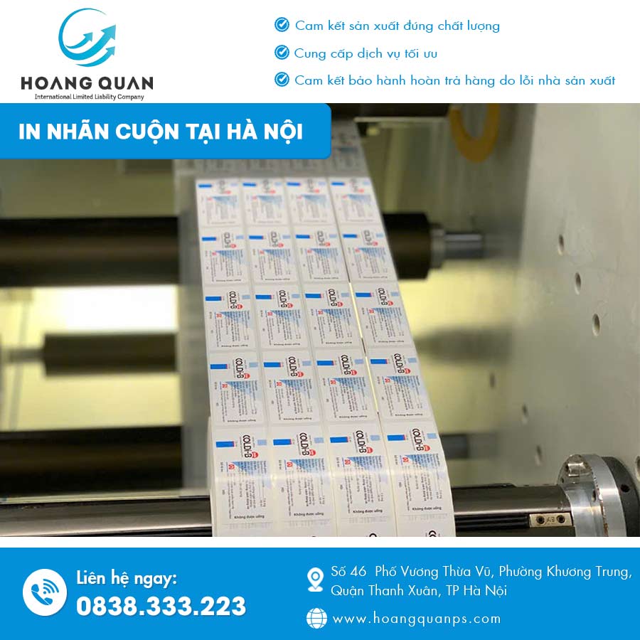 In nhãn cuộn tại Hà Nội