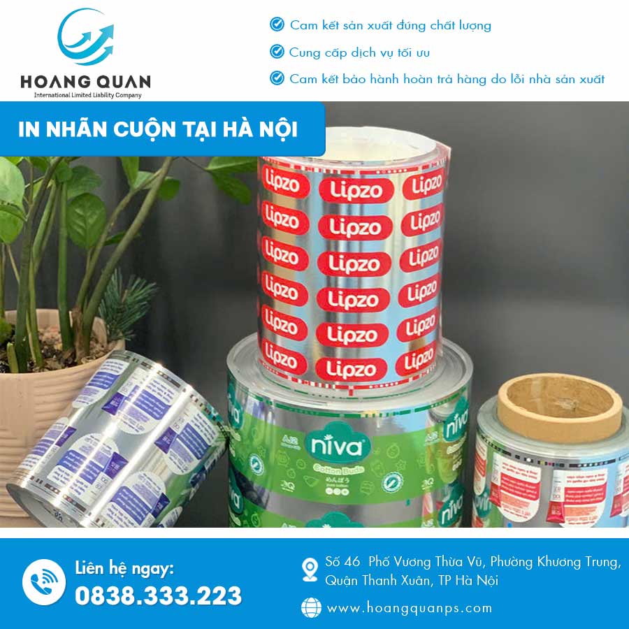 In nhãn cuộn tại Hà Nội