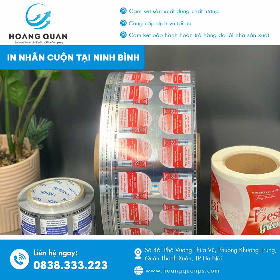 In nhãn cuộn tại Ninh Bình