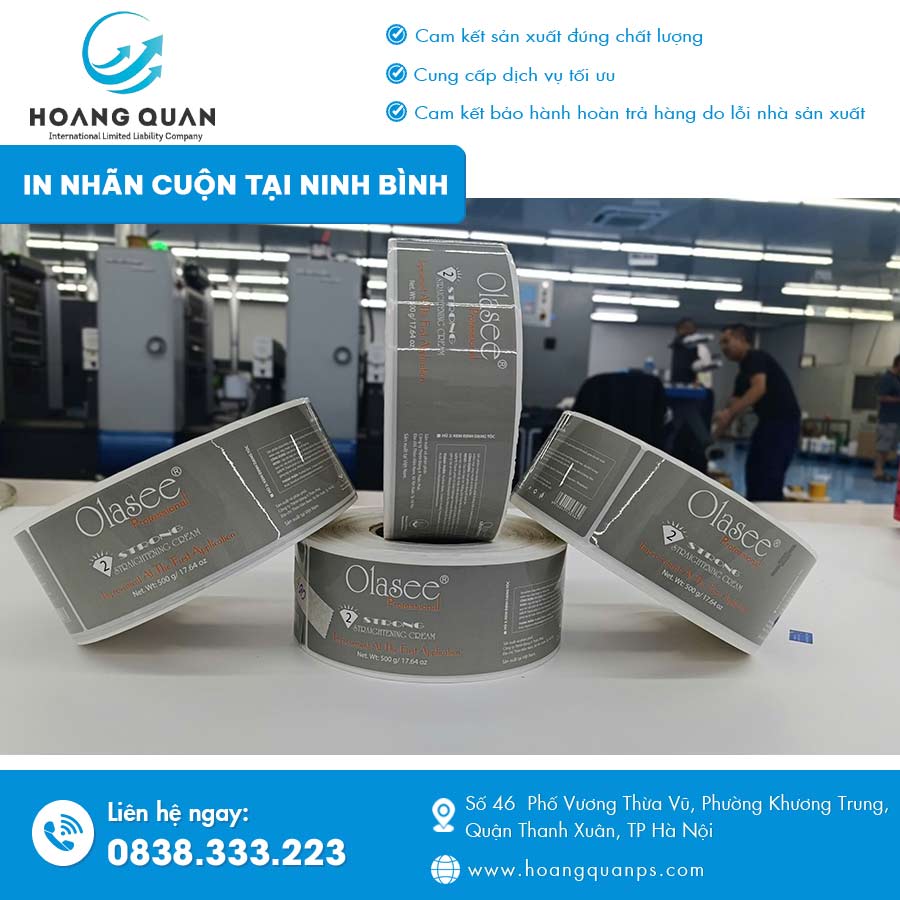 In nhãn cuộn tại Ninh Bình