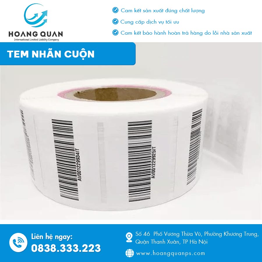 tem nhãn cuộn