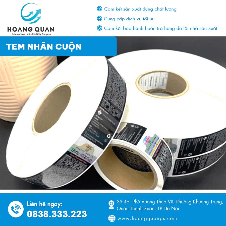 tem nhãn cuộn