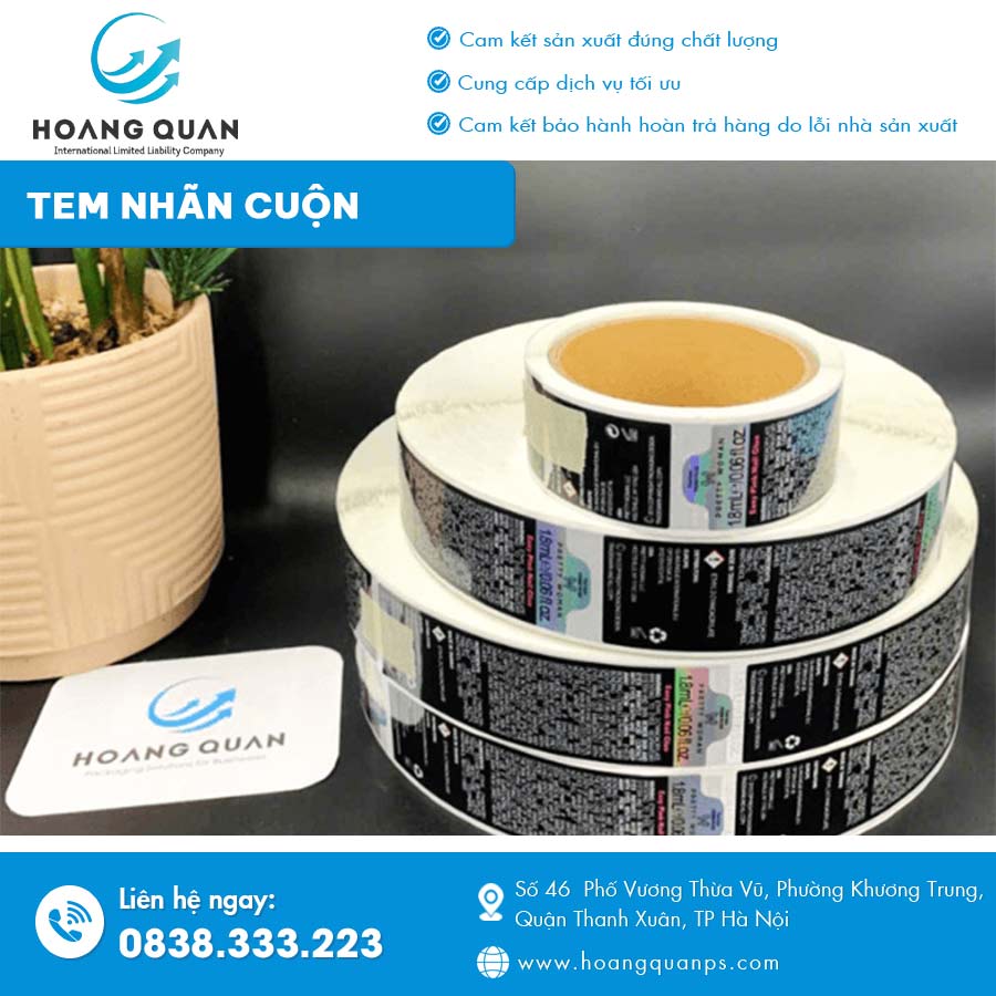 tem nhãn cuộn